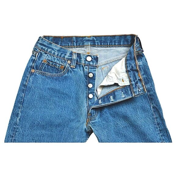 Levi’s 26501-0116 Vintage High Rise Button Up Jeans W27 L34 Very Good Condition - Picture 7 of 10